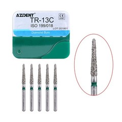 20Packs AZDENT Dental FG Diamond Burs For High Speed Handpiece Medium FG 1.6mm