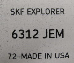 NEW SKF 6312 JEM ROLLER BEARING 6312JEM