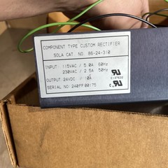Sola electric 86-24-310 power supply 9-7493-01 Nos Surplus