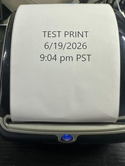 Dymo LabelWriter 4XL Thermal Label Printer Black Model 1738542 Used Works Great