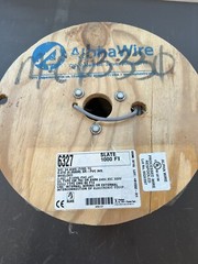1000′ Reel Alpha 6327 3 Conductor 24 awg Shielded Wire Cable 6327 SL001