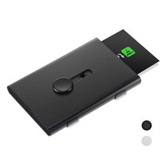 2 Pack Thumb Drive Business Card Holder Stainless Steel Slide Out Name Card Case