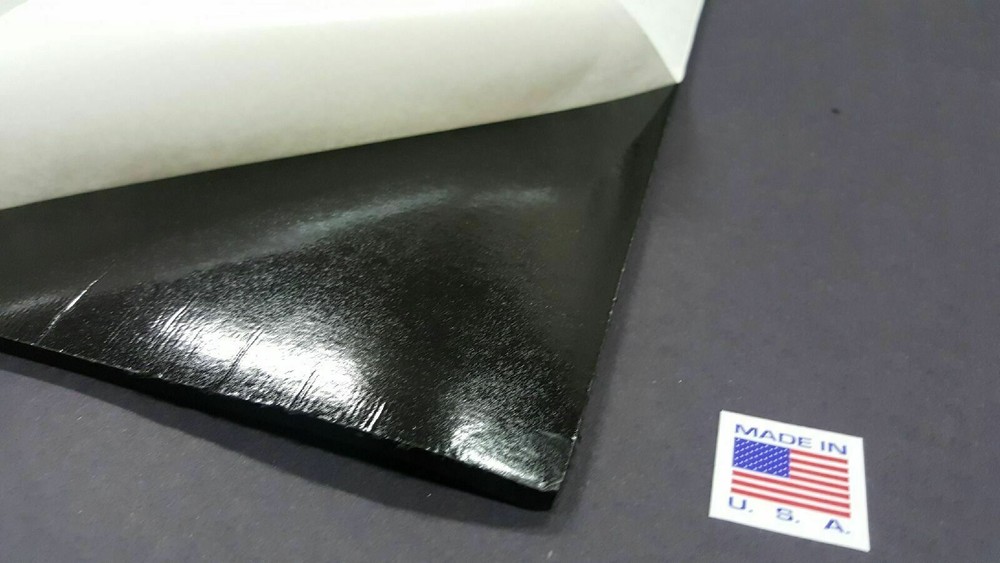 Neoprene Sponge Rubber Sheet w/Peel-Back Adhesive 1/2″ Thk x 4″ W x 12″ L Pad