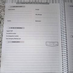 Pastel Pop Lesson Planner 8.5 inches X 11 inches