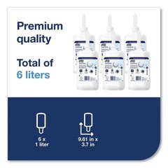 Tork 400029 1L Refill Unscented Premium Extra Mild Soap (6/Carton) New