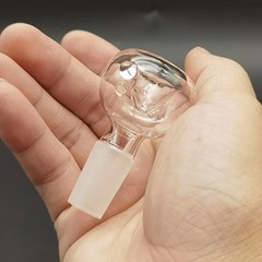 3Packs 14mm Male Slide Tobacco Bowl Glass for Water Pipes – Round Clear