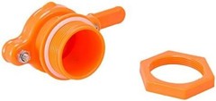2PCS Food-Grade Nylon Honey Gate Valve for 5 Gallon Buckets – Leak-Proof Yellow