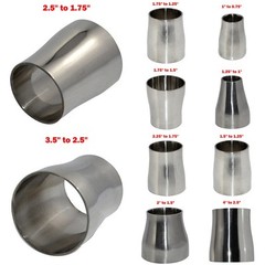 Welded Reducer 316 Adapters Sanitary Fittings Sanitary Grade Stainless Steel 316
