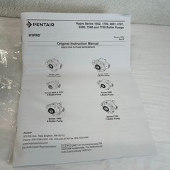 Hypro 7560XL Silver Series XL 8-Roller Pump 300 PSI 22.5 GPM 3/4 NPT Pentair NEW