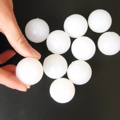 White Solid Silicone Ball Bouncing Bouncy Silica Gel Balls Diameter 2 mm – 70 mm