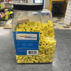 IDEAL Wing-Nut Wire Connector, 451 Yellow, Jar of 500 ( Qty 500 )