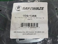 SafeWaze 020-1355 Arc Flash Full Body Harness 1D, MB Chest, TB Legs (L) New