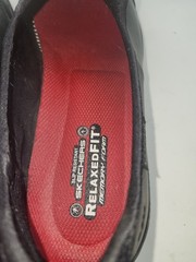 Skechers Work Womens 11 M Relaxed Fit Memory Foam Slip Reistant EH Shoes Black