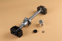SFU1605 Ball Screw RM1605 OD16mm L250mm-1500mm +BK/BF12 End Supports+ Coupler