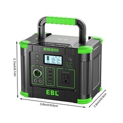330W 288.6WH Portable Power Station Solar Charger Generator Supply Home Camping