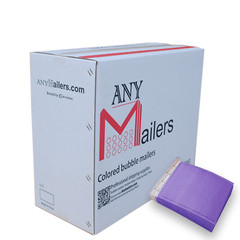 AirnDefense 1000 #0 6.5X10″ Purple Poly Bubble Mailers Shipping Padded Envelope