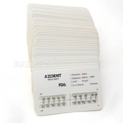AZDENT Dental Orthodontic Brackets Braces Mini/Standard Roth/MBT Metal Brackets