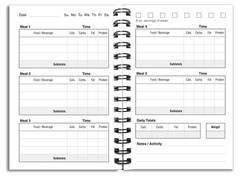 BookFactory Food Journal/Food Tracking Diary/Diet Journal – 120 3.5″ x 5.25″