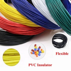 UL1007 PVC Electronic Cable 16~30AWG Flexible Stranded Hookup Wire Tinned Copper
