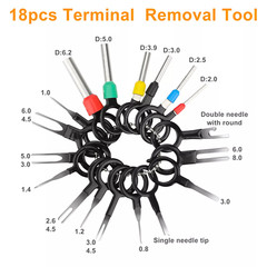 420PCS Connector Pins 21 Types Electrical Wire Terminal Kit,18PCS Extractor Tool
