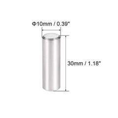 10Pcs 10mm x 30mm Stainless Steel Dowel Pins