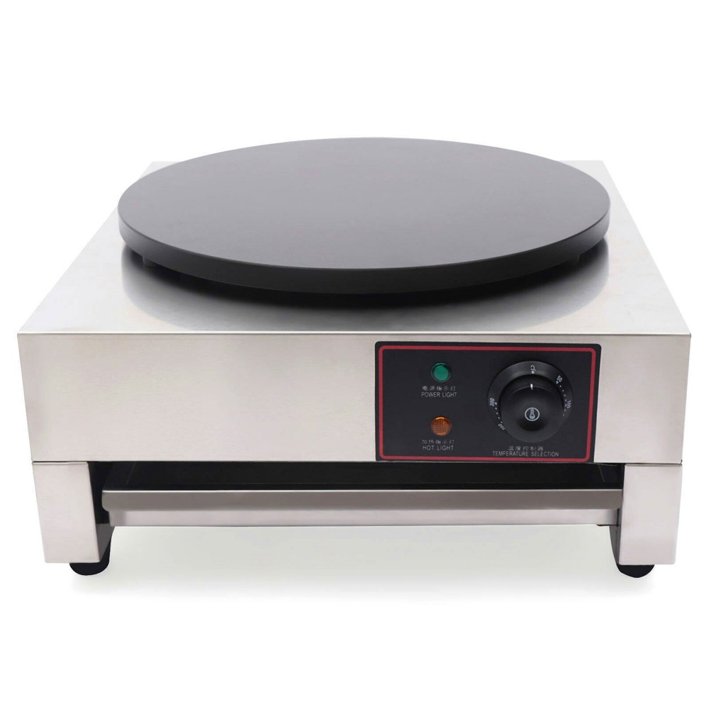 1700W 16″ Commercial Electric Crepe Maker Pancake Machine Big Hotplate Non Stick