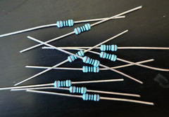 10pcs 100 ohm 1/4W 1% Metal Film Precision Axial Resistors ~ NEW ~