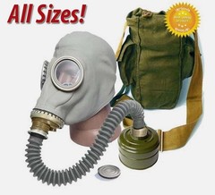 Original Soviet Hose Gas mask GP-5 Grey Tested Safe Full Set All sizes USSR New