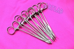 10 PC MOSQUITO HEMOSTAT FORCEPS 5″ CURVED STAINLESS STEEL SURGICAL MEDICAL