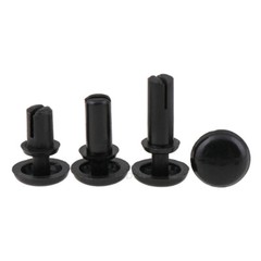 Black Plain Nylon Plastic Snap Rivets Various Sizes And Lengths Rivet – Quality