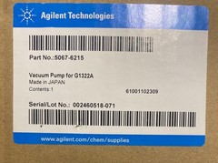 Agilent Vacuum Pump for G1322A Part# 5067-6215 NEW OPEN BOX
