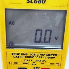 Fieldpiece SC680 HVAC Clamp Meter True RMS Multimeter Tested No Leads Included