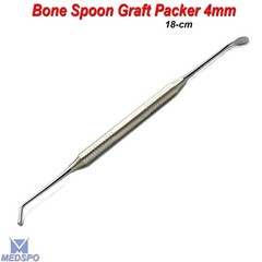 Bone Spoon Graft Packer Compactor Syringe Implant Bone Graft Instrument Set Of 3