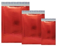 3 Sizes, 4×8, 6X10, 8X12 Assorted Combo Pack Padded Metallic Bubble Mailers Poly