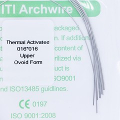 30×Dental Orthodontic Niti Thermal Activated Rectangular Arch Wires 16×16 Upper