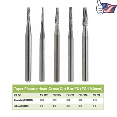 Dental Carbide Burs High Speed FG 19mm / Surgical FGOS FG SL 557 25mm
