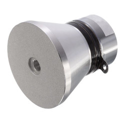 The 60W 40KHz Aluminum Alloy Ultrasonic Piezoelectric cleaner Transducer Silver
