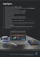 Aaronia SPECTRAN V6 PLUS 2000XA-6 6GHz USB Spectrum Analyzer 160MHz RTBW