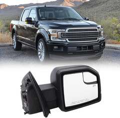 Right Passenger Side Door Mirror with Blind Spot Glass Assembly Fits 2015-2020 F
