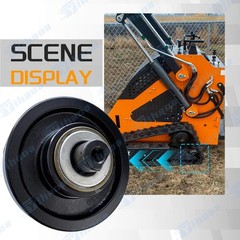 Mini Skid Steer Rear Idler Wheel EG360 HT360 MS360 YSRT14 Heavy Duty Track Part