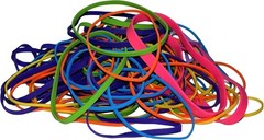 Rubber Bands Assorted Sizes 0.5 lb Bag – Strong Elastic Bands for Home, Office
