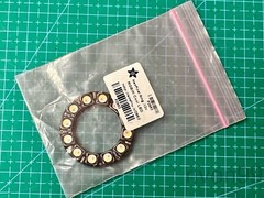 Adafruit NeoPixel Ring, 12 Addressable RGBW LEDs, RGBCW Cool White ~6000K