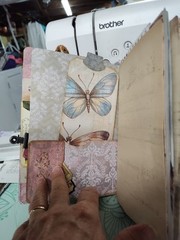 Handcrafted Pink & Green Floral Journal, Planner, Notebook, Album