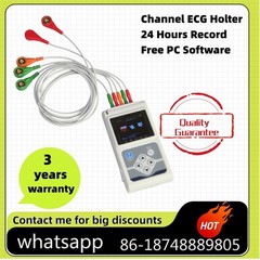 3 Channels ECG Holter 24 Hours Recorder with PC Software Holter new TLC9803