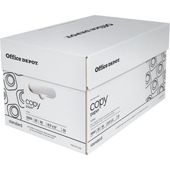 White Copy Paper 8 1/2in. x 11in., 20 Lb, 500 Sheets Per Ream, Case Of 10 Reams