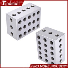 Ultra Precision 1 Matched Pair 2-3-4 Blocks 23 Holes .0002″ Precision New