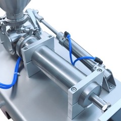 100-1000ml Paste Liquid Piston Filler Heating Filling Machine Single Nozzle