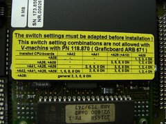 ARBURG 669 SN 118.328 CIRCUIT BOARD 221658 PR1 V2.600 OAE2 ARB 719/743