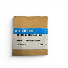 Ashcroft Pressure Gauge 0-100 PSI 759426261686 50 1008SL 02B XUC 100#