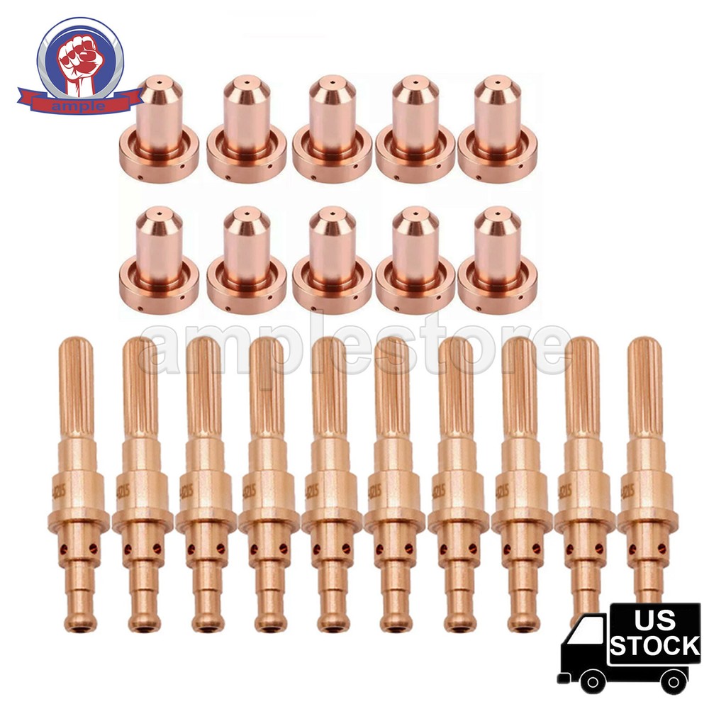 20x Plasma Consumables 80A For Thermal Dynamics SL60 SL100 PK20 9-8215 9-8211